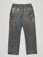 Vintage Paint Splatter Gray Carhartt Double Knee Pants Sz. 40 x 32
