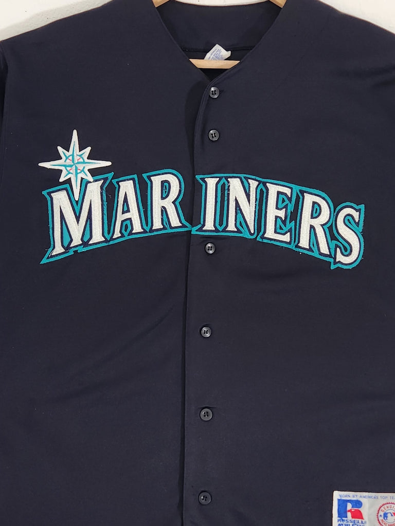 Seattle Mariners Blank Black Jersey Sz. M