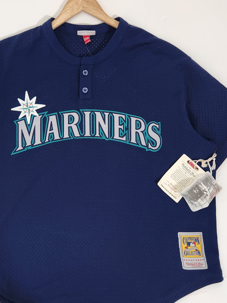 mitchell and ness mariners jersey