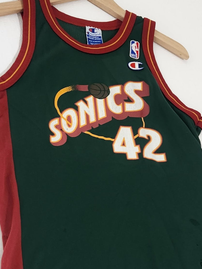 Vintage #42 VIN BAKER Milwaukee Bucks NBA Champion Jersey YL – XL3 VINTAGE  CLOTHING