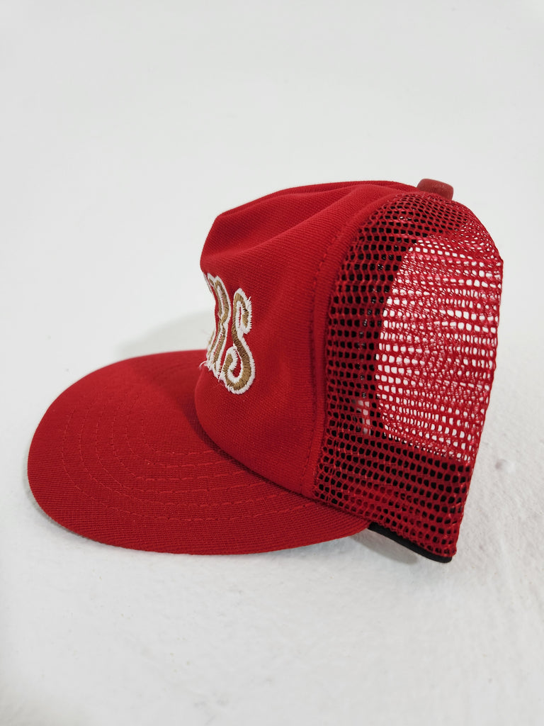 Vintage 80s San Francisco SF 49ers Snapback Mesh HAT – Rad Max Vintage