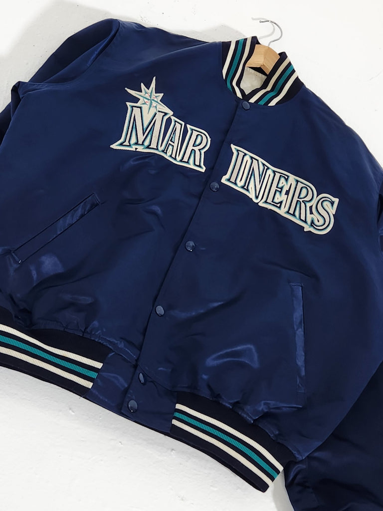 Seattle Mariners Satin Starter Jacket Size XL – Dead Thrifters Society