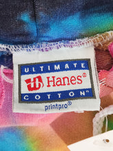 Vintage 2000s Hanes Tie Dye Multi Color Hoodie Sz. XL