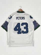 Vintage 2000s Seattle Seahawks Peters #43 Football Jersey Sz. XL