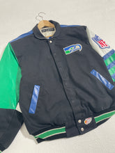 Vintage 1990s Seattle Seahawks Jeff Hamilton Jacket Sz. L