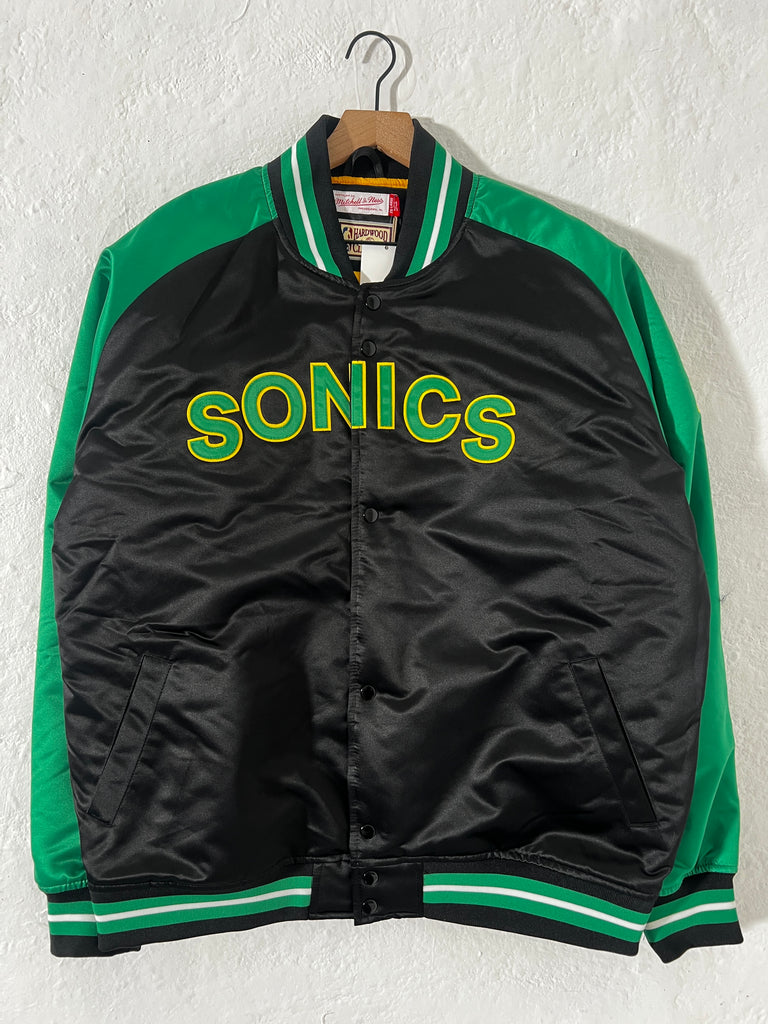 Retro Seattle Supersonics Mitchell & Ness Jacket Size 2XL