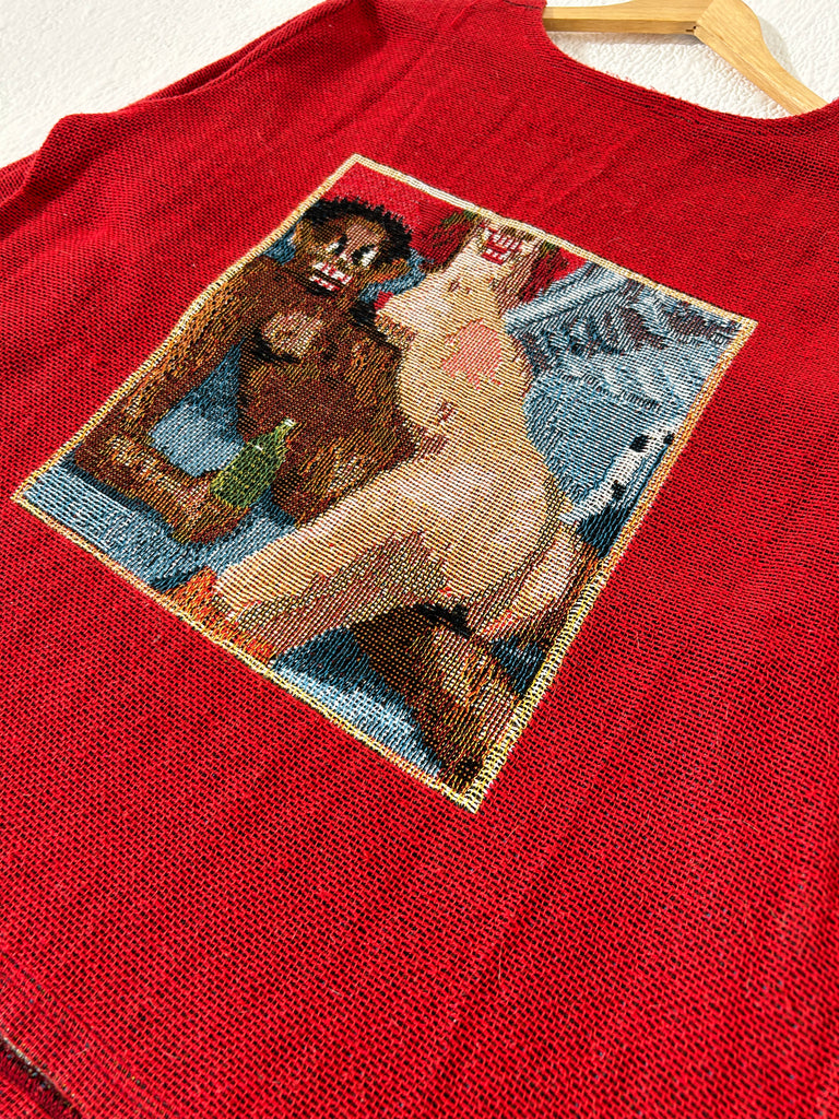 Kanye West MBDTF Custom Tapestry Sweater M