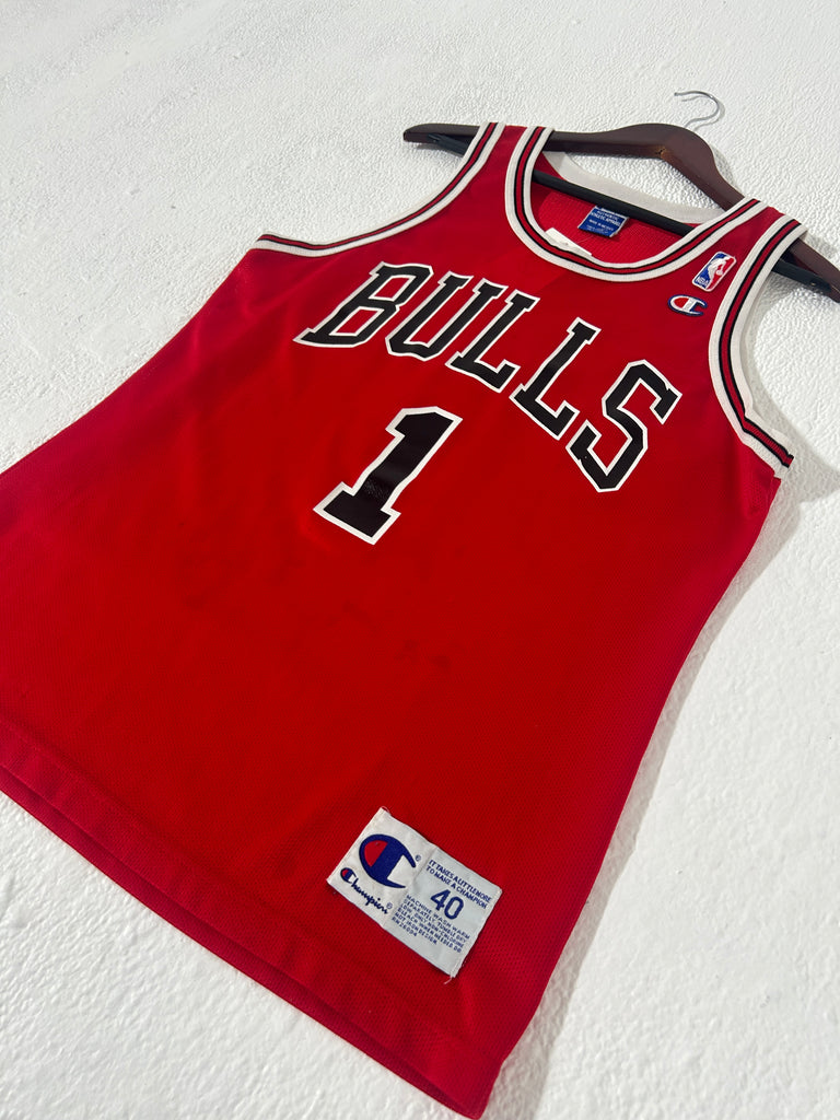 Champion NBA BULLS ブルズ Ben Gordon ゲームシャツ Vintage Chicago Bulls Ben Gordon Champion NBA Jersey #1 Sz. M