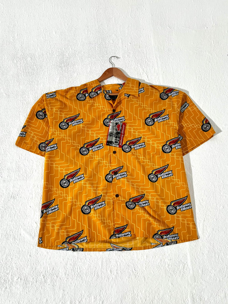 Y2K Johnny Blaze Button-Up Shirt Sz. XL Y2K Johnny Blaze Button-Up Shirt Sz. XL