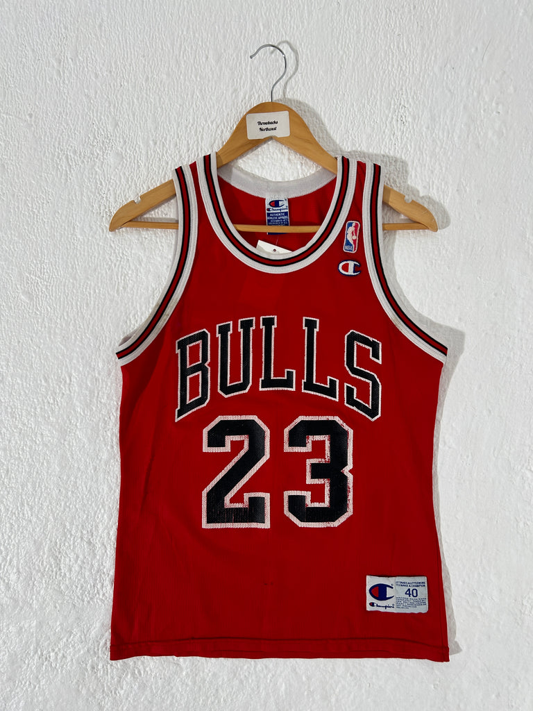 Vintage 1990's Chicago Bulls Michael Jordan #23 Champion NBA Jersey Sz