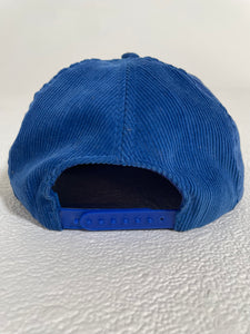 Vintage 1990's Seattle Seahawks Blue Corduroy Snapback Hat