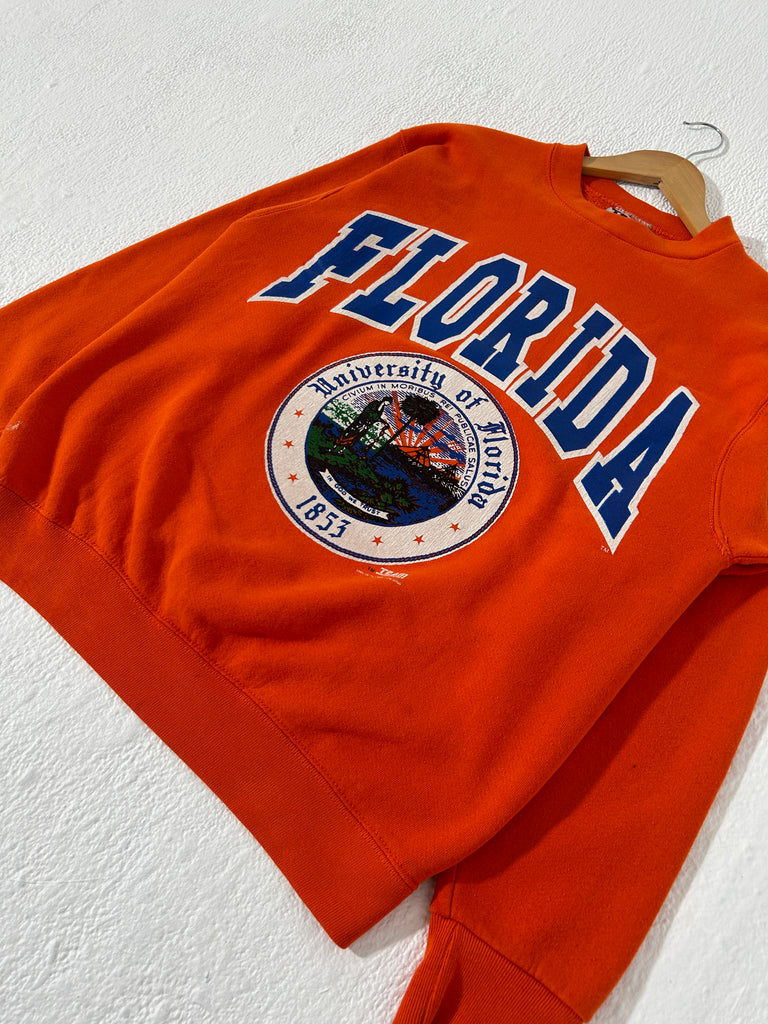 Vintage Gators University of Florida Crewneck Sweatshirt 2024 Made USA Size Xtra Large XL Swamp UF Orange Blue Alligator Gainesville Pull Over