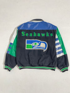 Vintage 1990s Seattle Seahawks Jeff Hamilton Jacket Sz. L