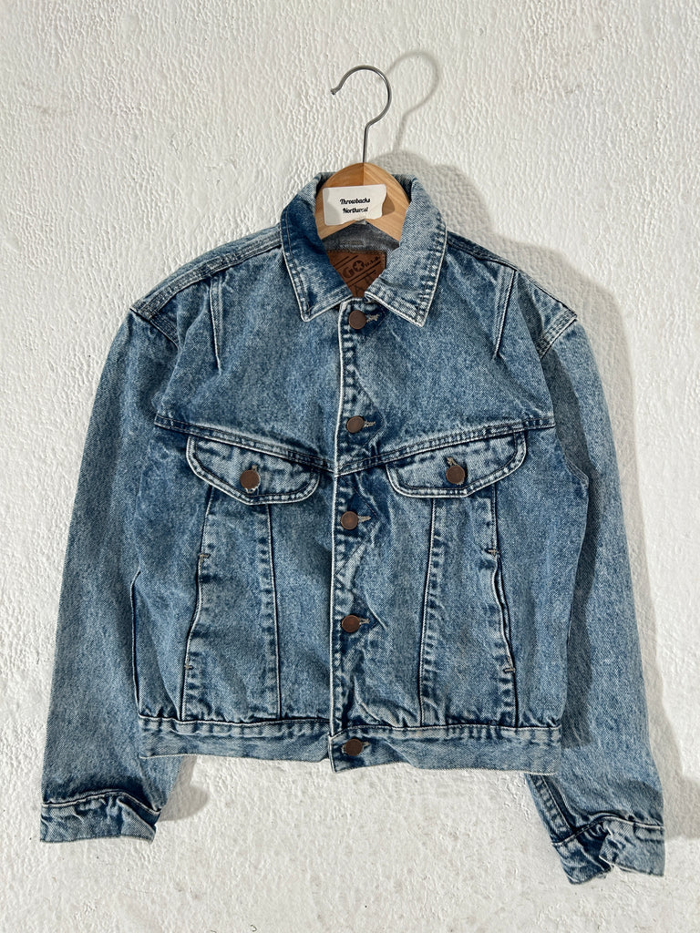 Veste En Jean Délavé Déchirée Brandy Melville - Taille L - Occasion Très Bon état