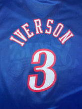 Vintage Y2K Allen Iverson Philadelphia 76ers Alternate Blue Jersey Sz. XL (NWT)