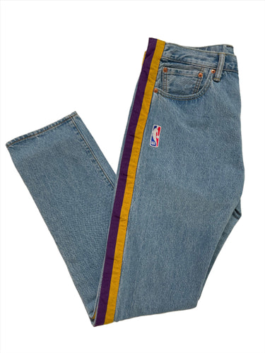 Levi's x Los Angeles Lakers Striped Just Don Denim Jeans Sz. 34