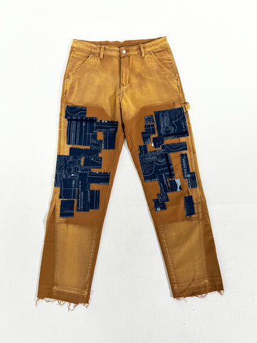 TBNW 1 of 1 Custom Astroboy Diagram Patch Pants Sz. 32 x 30