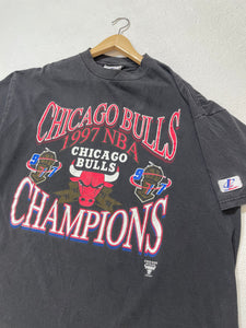 RS Vintage 1990's Chicago Bulls 1997 Champions T-Shirt Sz. XL