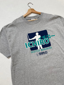 Vintage Y2K Ichiro Suzuki Seattle Mariners T-Shirt Sz. XL