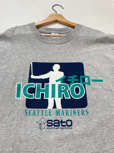 Vintage Y2K Ichiro Suzuki Seattle Mariners T-Shirt Sz. XL