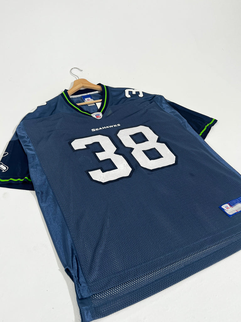 Vintage Y2K NFL Seattle Seahawks Mack Strong Jersey Sz. XL