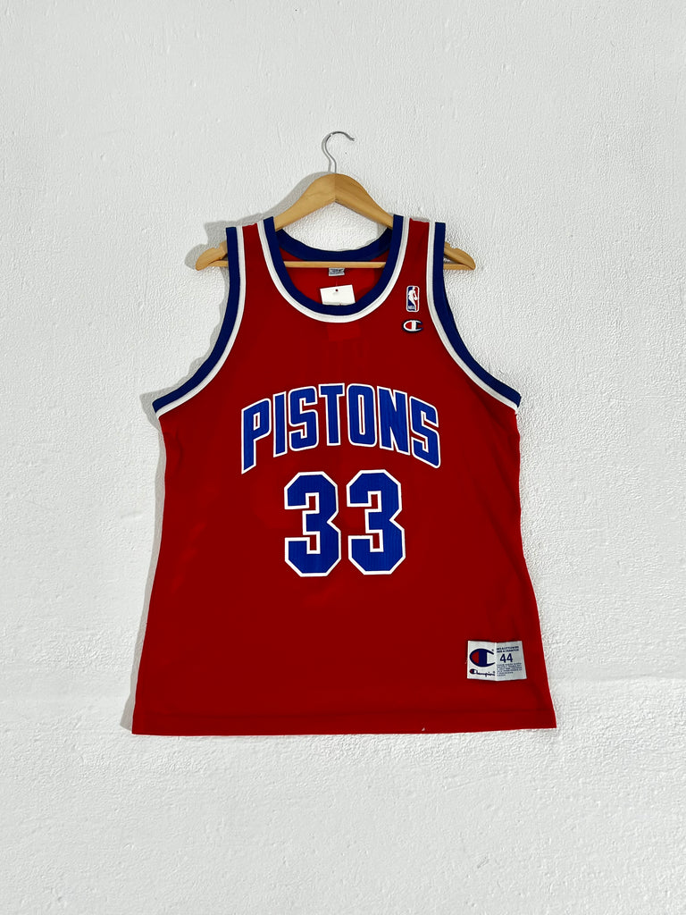 Vintage 1990's NBA Detroit Pistons Grant HIll Jersey L