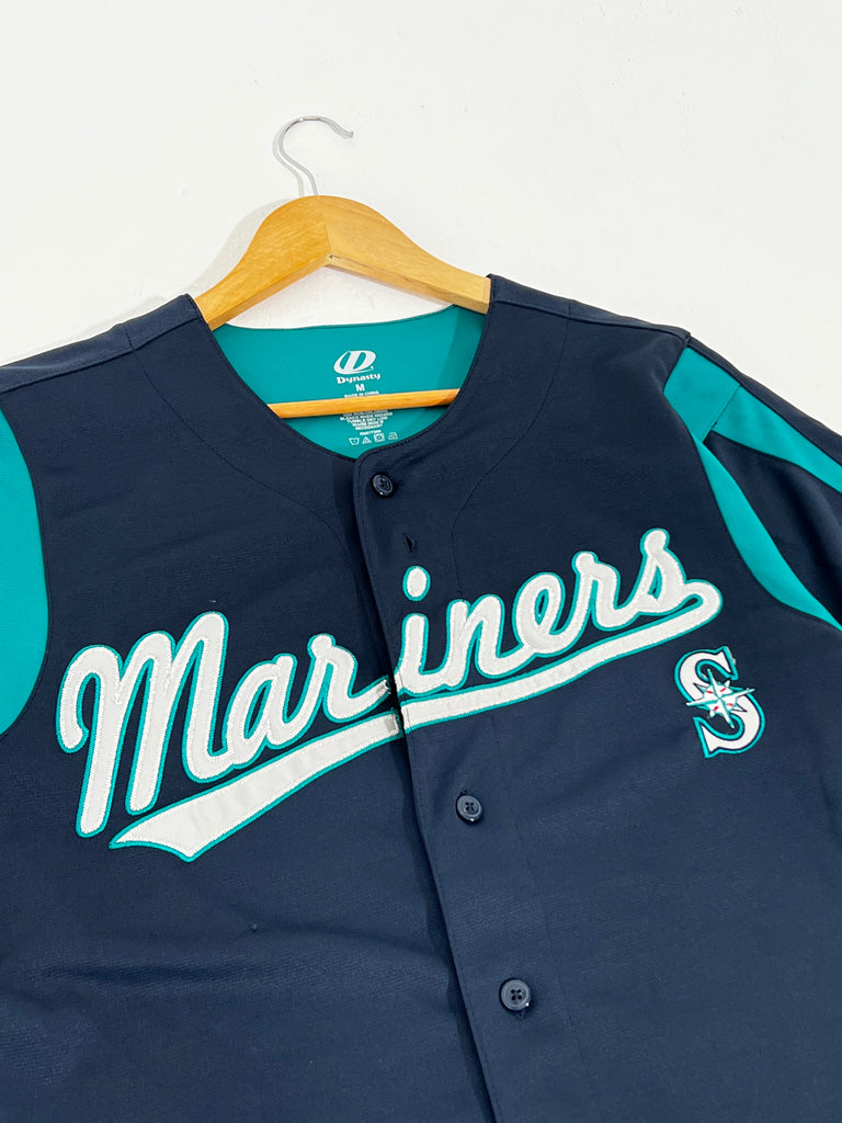 Vintage 2000's Seattle Mariners Navy Script Jersey Sz. M