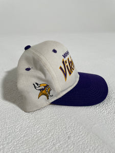 Vintage Minnesota Vikings "Script" Sports Specialities Snapback Hat