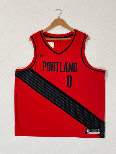Portland Blazers Damian Lillard #0 Nike Basketball Jersey Sz. 3XL