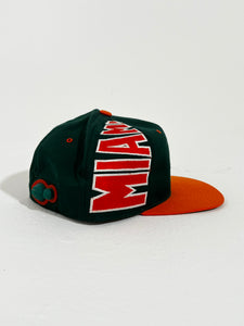 Vintage RARE Miami Hurricanes American Needle Airpuff Fitted Hat