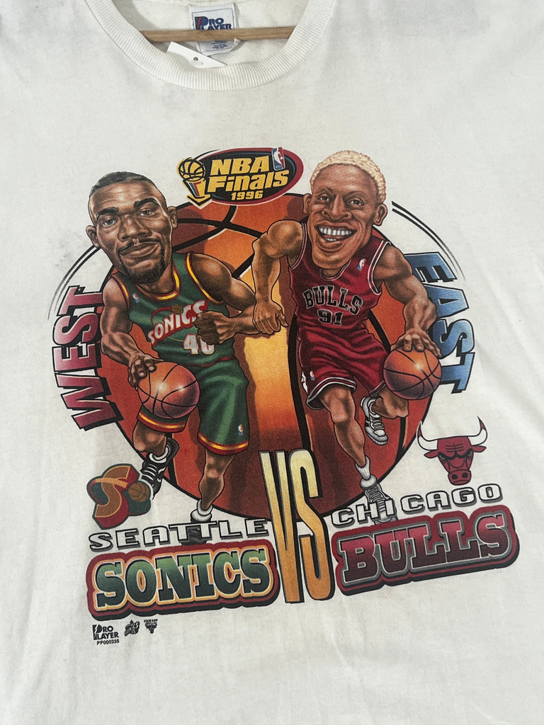 Mitchell And Ness Men NBA Chicago Bulls NBA Finals 1996 Tee