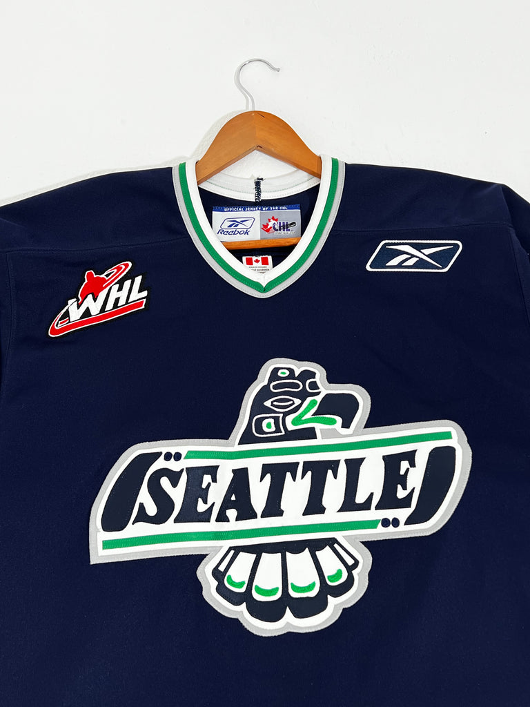 Seattle Jr Thunderbirds Jersey Hockey Adult Large L Number XX
