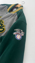 Vintage 1990's STARTER Oakland Athletics Wool Varsity Jacket Sz. L