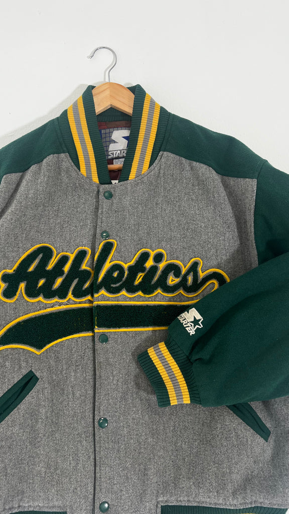 90's Oakland Athletics Script Jacket