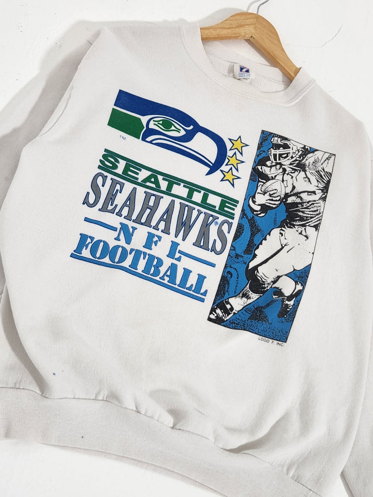 90's Vintage Seattle Seahawks Sleeveless Crewneck