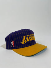 Vintage 1990's Los Angeles Lakers Pinstripe 'Script' SPORTS SPECIALTIES Snapback