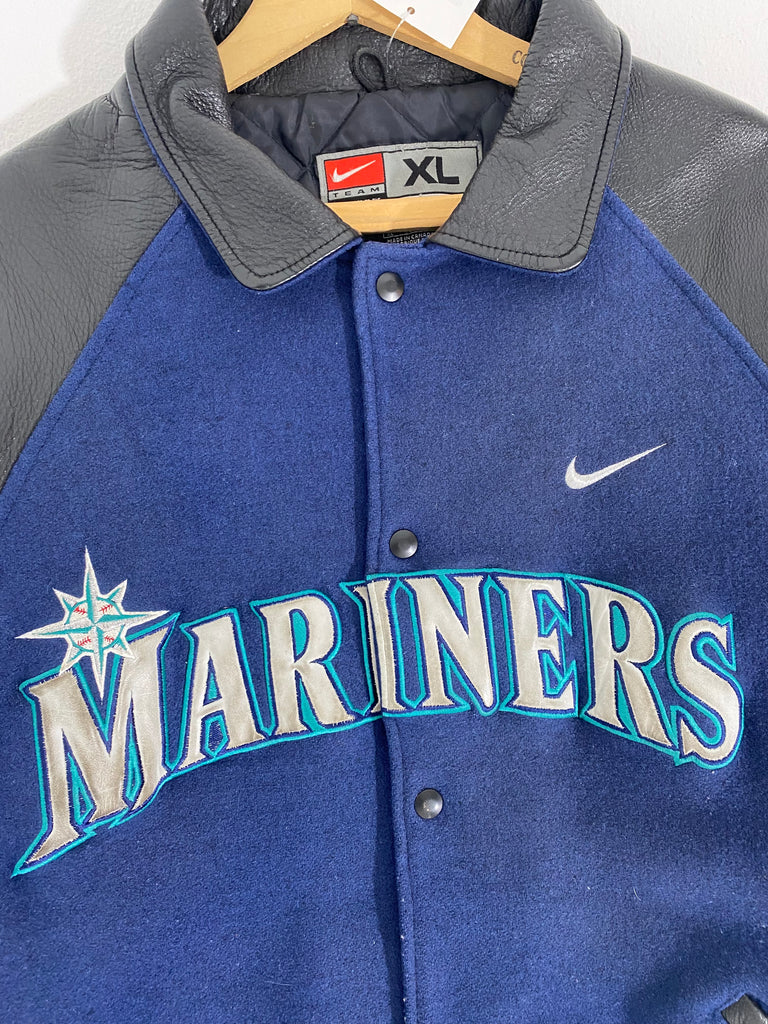 Y2K NIKE Seattle Mariners Pullover Windbreaker Sz. XL