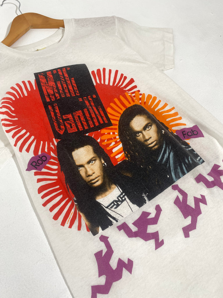 Vintage 1990's Milli Vanilli T-Shirt Sz. S