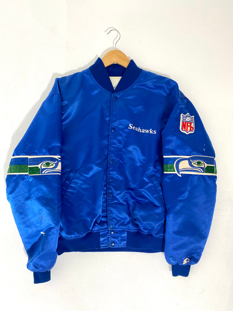 Men's Starter White/Royal Seattle Seahawks Thursday Night Lights