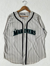 Vintage Seattle Mariners Starter Pinstripe MLB Baseball Jersey Sz. L