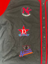 Vintage Negro League AOP Patches Buttoned Baseball Jersey Sz. 8XL