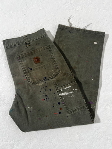 1/1 Carhartt Paint Splatter Jeans Size 36x32