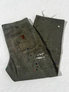 1/1 Carhartt Paint Splatter Jeans Size 36x32