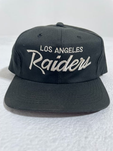 Vintage Los Angeles Raiders Sports Specialties Script Hat