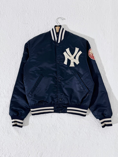 NY Yankees Vintage Satin Starter Jacket Size S