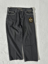 Y2k Coogi Gray Anchor Embroidery Pants Size 38x34