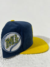 Seattle Mariners Yellow and blue Corduroy Hat Snapback