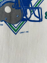 Vintage Seattle Seahawks 88' AFC Western Division Champions T Shirt Size L
