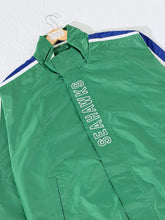 Seattle Seahawks Green Nylon Zip Up Starter Jacket