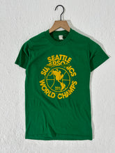 Vintage 1979 Seattle Supersonics Green World Champs NBA Basketball T-Shirt Sz. S
